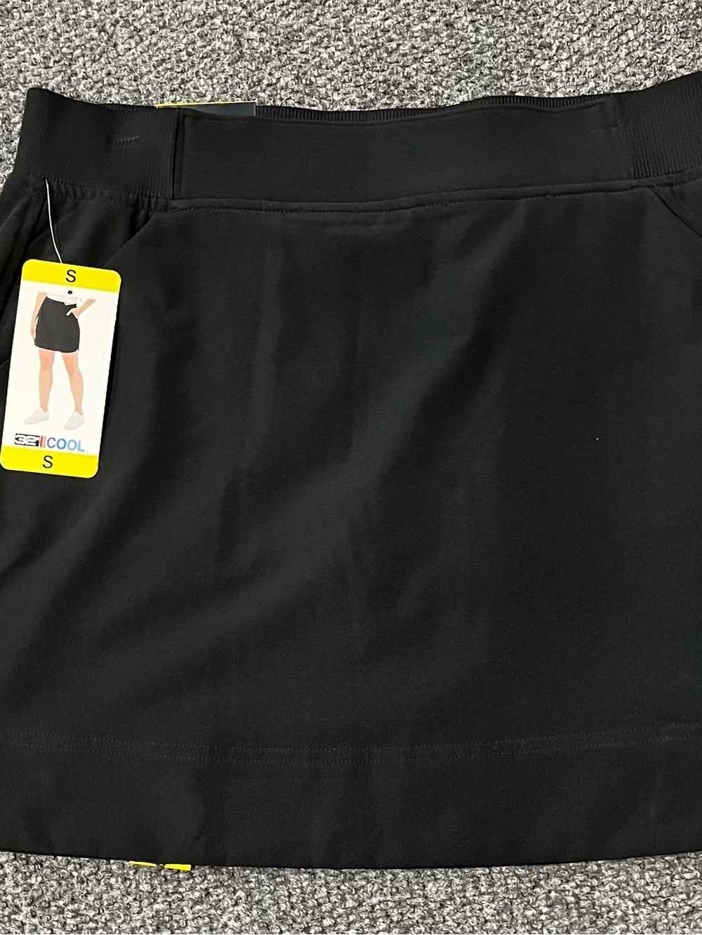 32 Degrees Black Performance Skort